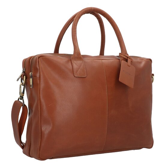 Burkely Maletín Taylor Vintage Piel 40 cm Compartimento para portátil