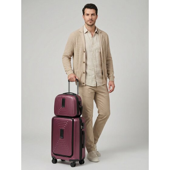Redolz Juego de maletas Essentials 14 2 pzs. trolley de cabina con plegado extensible + neceser