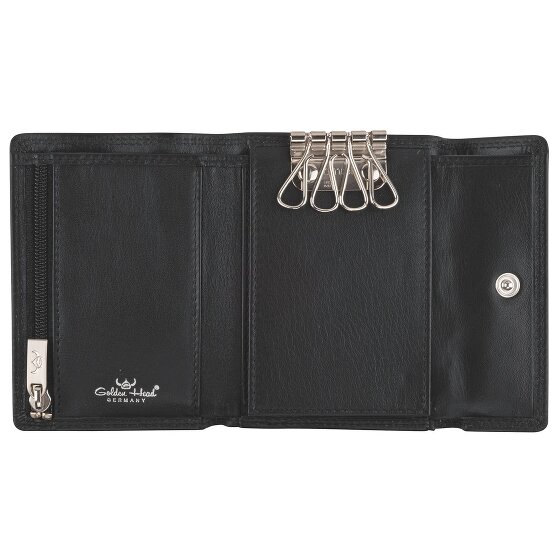 Golden Head Estuche para llaves de polo de cuero de 10,5 cm