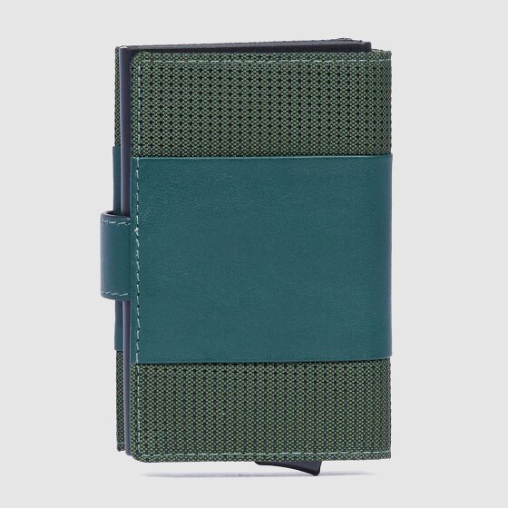 Piquadro PQ-Earth Estuche para tarjetas de crédito Protección RFID Piel 6.5 cm