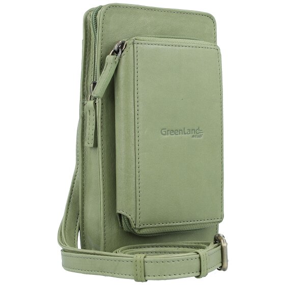 Greenland Nature Nature Bolsa suave para móvil Cartera cuero 11 cm