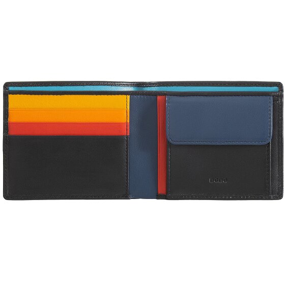 DuDu Billetera de cuero RFID 11 cm