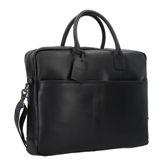 Burkely Maletín Vintage Max Piel 44 cm Compartimento para portátil