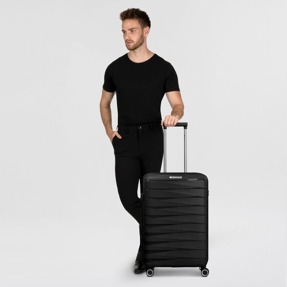 Franky London 4 ruedas Carrito M 65 cm con pliegue de expansión