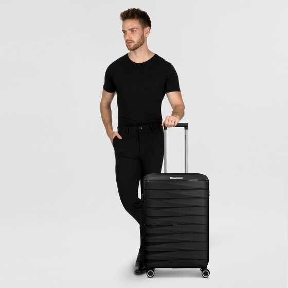 Franky London 4 ruedas Carrito M 65 cm con pliegue de expansión