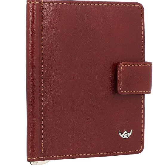 Golden Head Estuche para tarjetas de crédito Colorado de cuero de 8,5 cm con clip para billetes