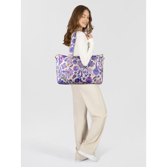 Oilily Sapphire Chintz Bolsa de compras 46 cm