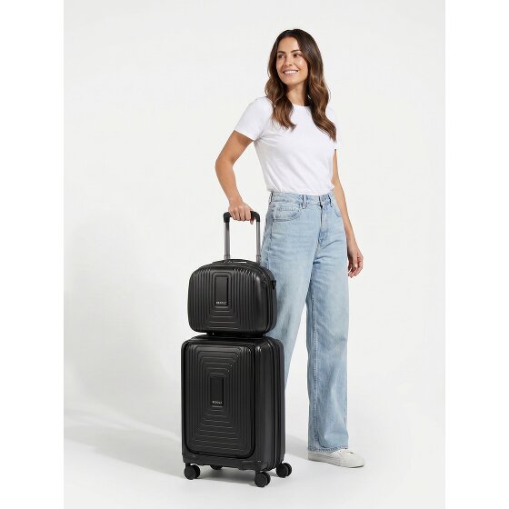 Redolz Juego de maletas Essentials 14 2 pzs. trolley de cabina con plegado extensible + neceser