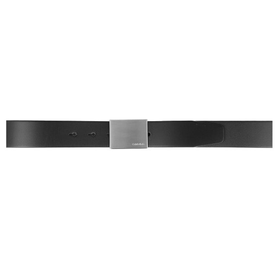 Calvin Klein Cinturón de placa formal de cuero
