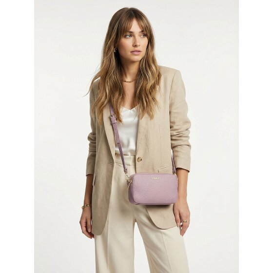 Lazarotti Bolonia Bolso bandolera cuero doble cremallera 18 cm