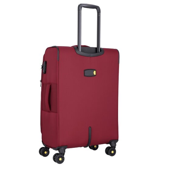d&n Travel Line 9704 4 ruedas Juego de maletas 3 piezas con pliegue de expansión