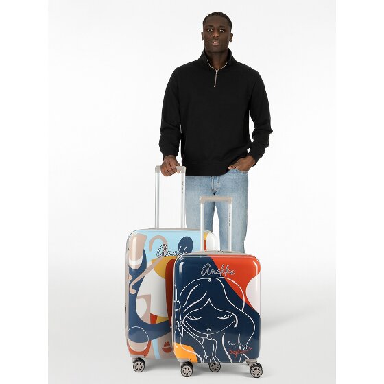 Anekke Eikon 4 ruedas Juego de maletas 2 piezas con pliegue de expansión