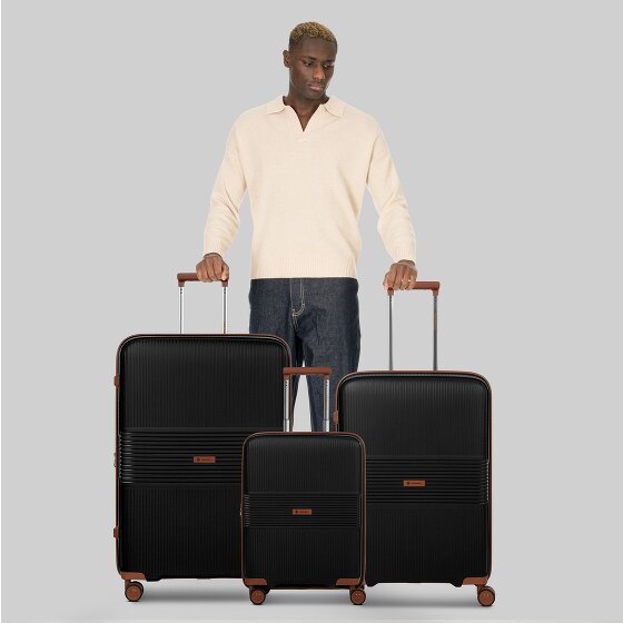 Farmhood Eco Edition 02 4 ruedas Juego de maletas 3 piezas con pliegue de expansión