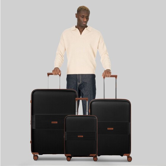 Farmhood Eco Edition 02 4 ruedas Juego de maletas 3 piezas con pliegue de expansión