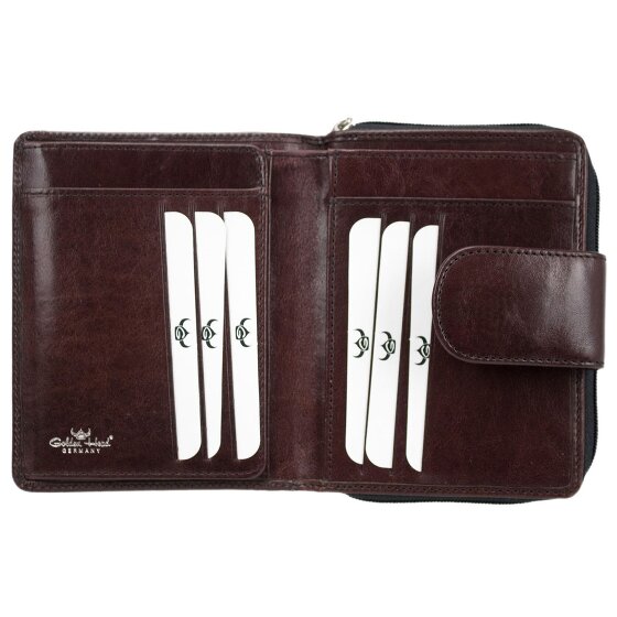 Golden Head Cartera Colorado de cuero RFID 13 cm