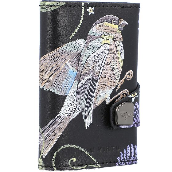 Tru Virtu Funda para tarjetas de crédito Click & Slide RFID Piel 6,5 cm