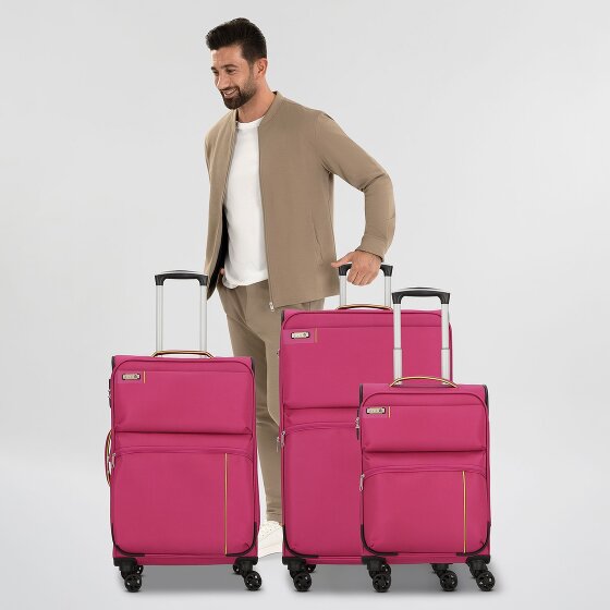 d&n Travel Line 6704 Juego de maletas de 4 ruedas 3pcs.