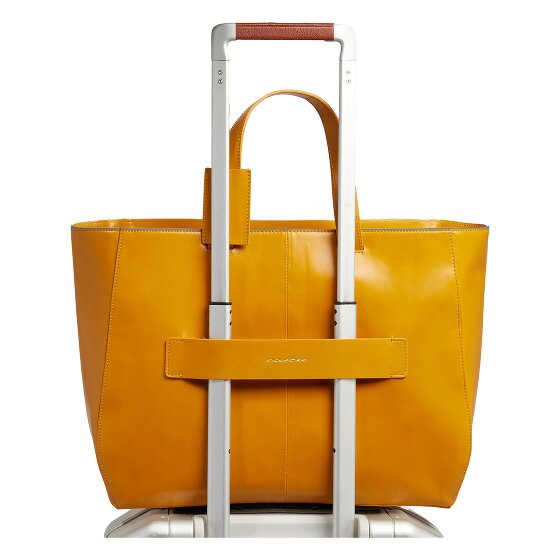 Piquadro Blue Square Bolsa de compras Piel 40 cm