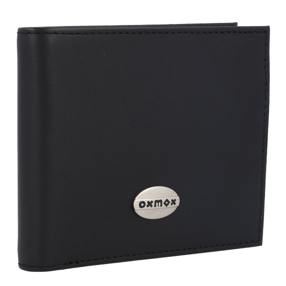 oxmox Leather Cartera Protección RFID Piel 12 cm