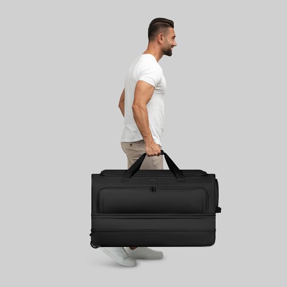 Redolz Bolsa de viaje Duffle Essentials de 2 ruedas 80 cm XL con pliegue elástico de tamaño especial