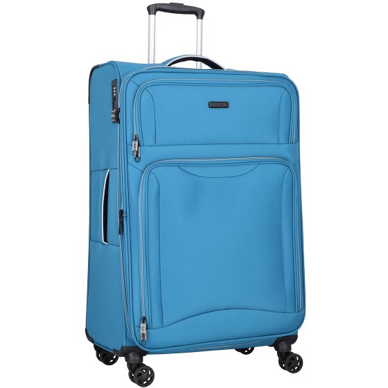 d&n Travel Line 9204 4 ruedas Carrito L 76 cm con pliegue de expansión