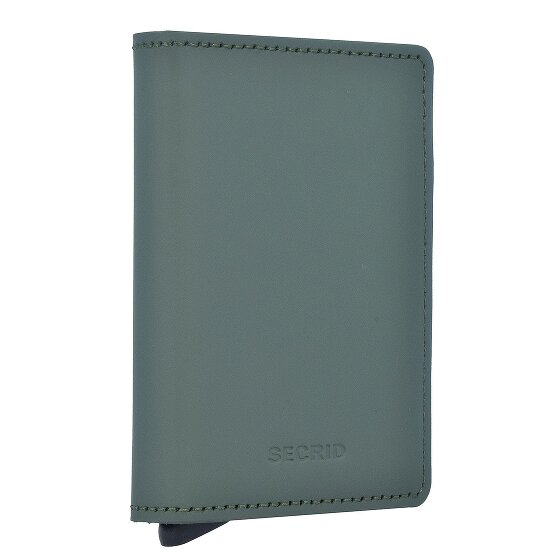 Secrid Slimwallet Estuche para tarjetas de crédito mate Cartera de cuero RFID 6,5 cm