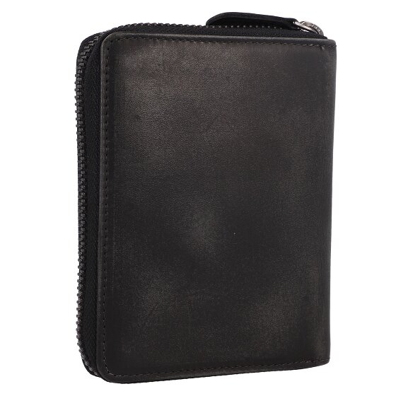 Greenburry Destressed Cartera Protección RFID Piel 13 cm