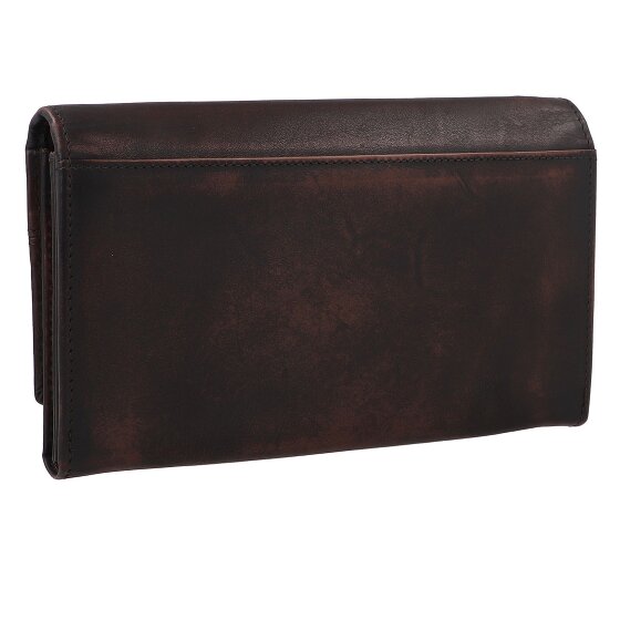 Greenburry Destressed Cartera Protección RFID Piel 13 cm