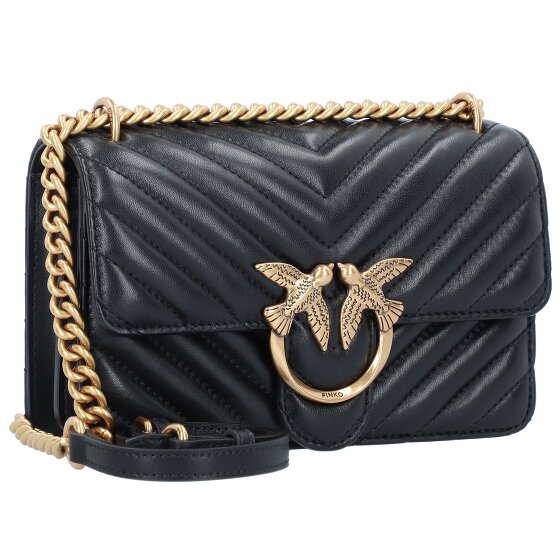 PINKO Love One Bolsa de hombro Piel 21 cm