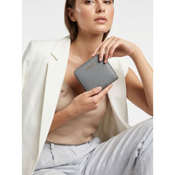 Lazarotti Billetero Bologna Piel Mediano con Cremallera 10 cm