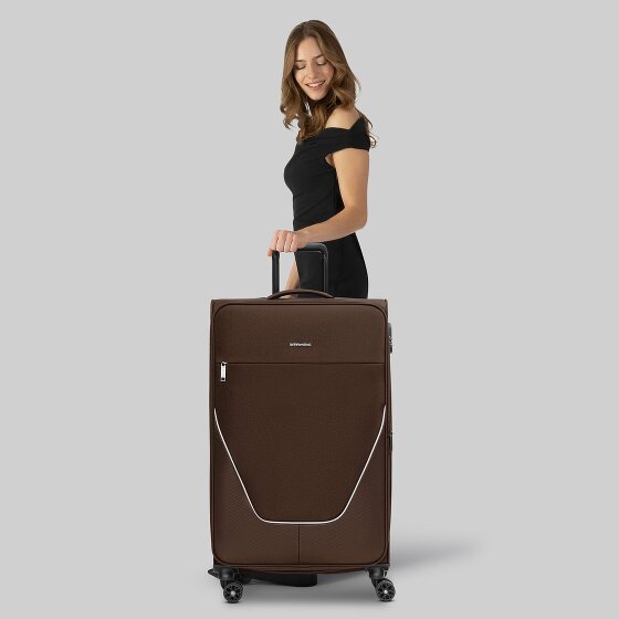 Stratic taska Trolley de 4 ruedas L 76 cm con pliegue extensible