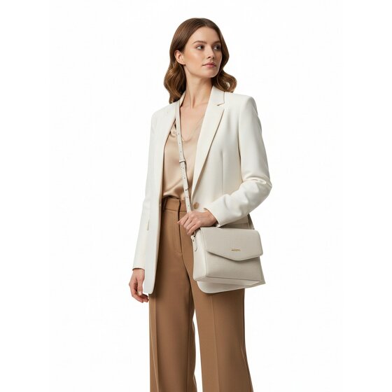 Lazarotti Bolso bandolera crossbody de piel Bolonia 22 cm