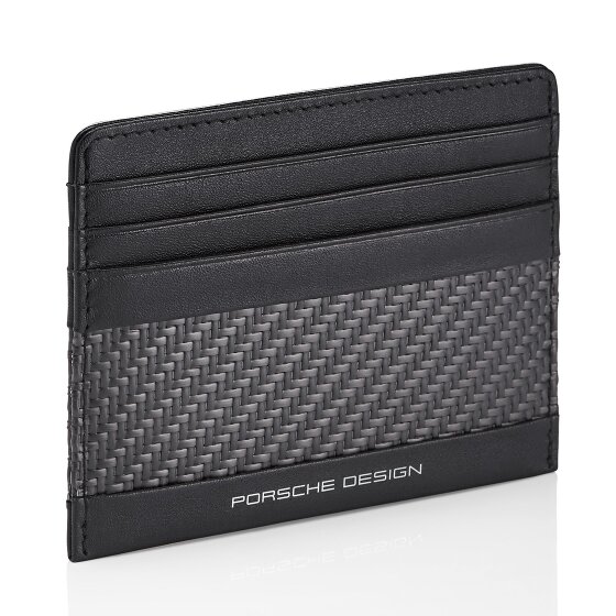 Porsche Design Funda para tarjetas de crédito de carbono de cuero RFID de 10 cm