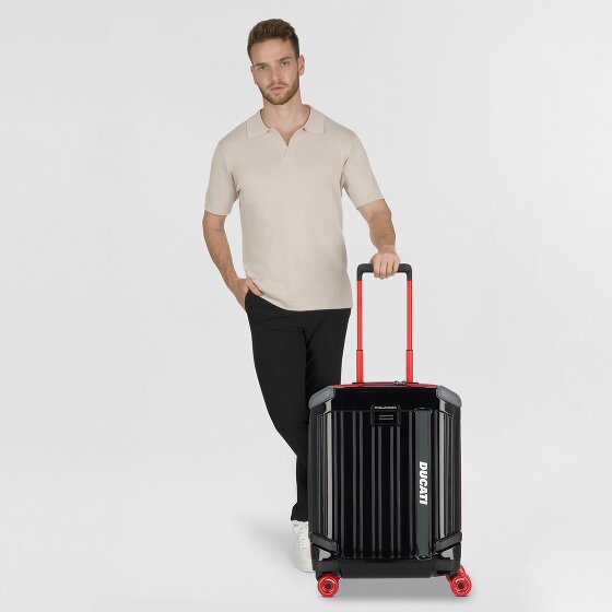 Piquadro Piquadro x Ducati 4 ruedas Carro de la cabina 55 cm