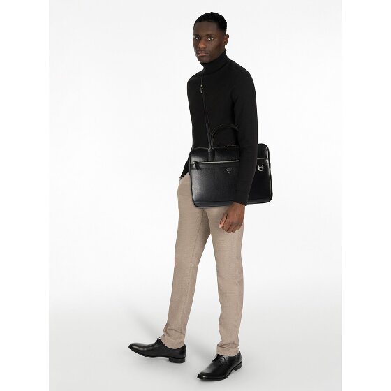 Guess Monaco Maletín Piel 38 cm Compartimento para el portátil