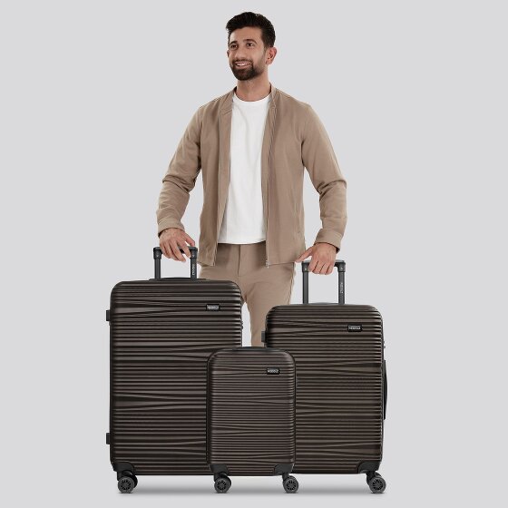Redolz Essentials 16 3-SET 4 ruedas Set de maletas 3 piezas