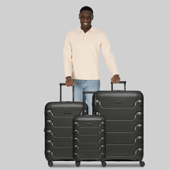 Smartbox Edition 01 4 ruedas Juego de maletas 3 piezas con pliegue de expansión