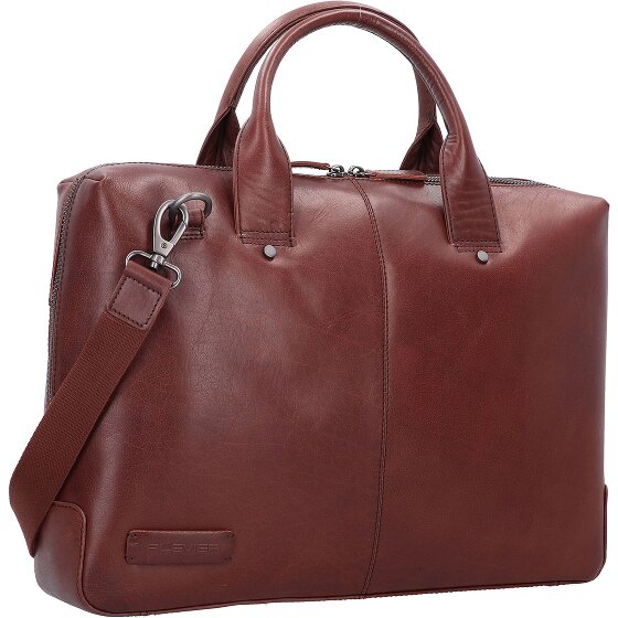 Plevier Rock Basalt Maletín Piel 41 cm Compartimento para el portátil