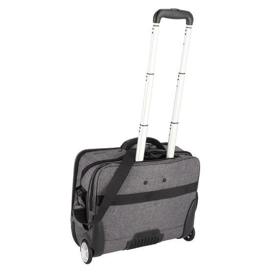 Dermata 2 ruedas Carrito de negocios 44 cm Compartimento para el portátil