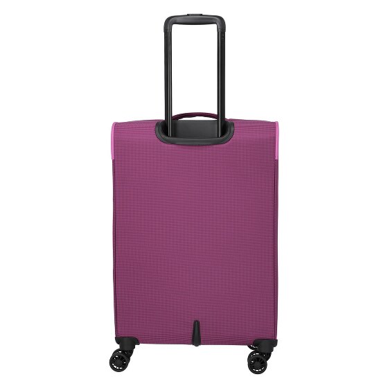 Travelite Corsiica 4 ruedas Carrito M 67 cm con pliegue de expansión