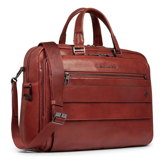 Piquadro Solm Maletín Piel 42 cm Compartimento para el portátil