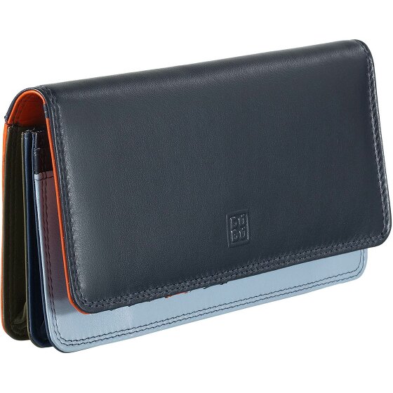DuDu Billetera de cuero RFID 17,5 cm