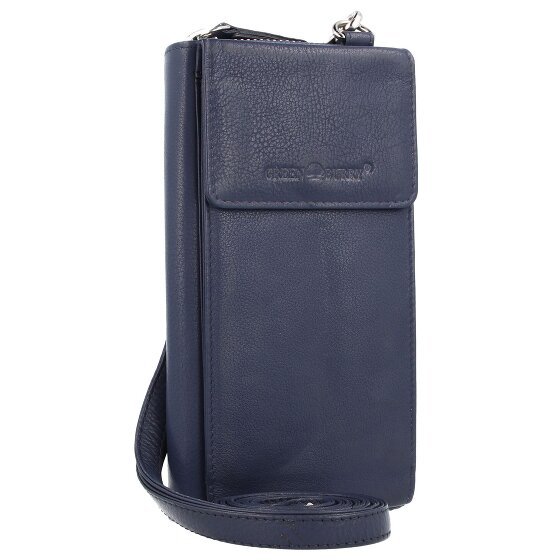 Greenburry Funda de napa para teléfono móvil RFID de 8 cm