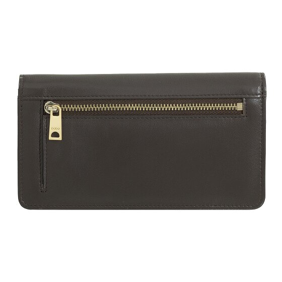 DuDu Billetera de cuero RFID 17,5 cm