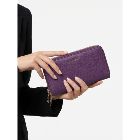 Lazarotti Billetero Bologna Piel XL Doble Cremallera RFID 20 cm