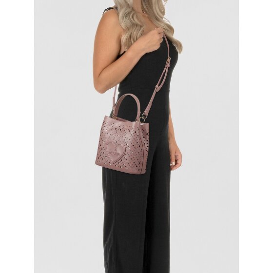 Love Moschino Basket Laminated Bolsa de hombro 22 cm