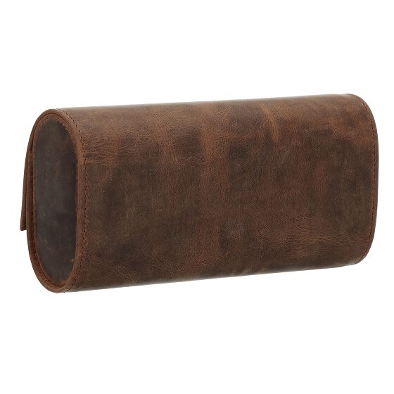 Greenburry Caja reloj vintage cuero 21,5 cm