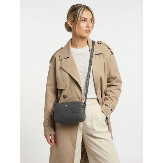 Lazarotti Bolonia Bolso bandolera cuero doble cremallera 18 cm