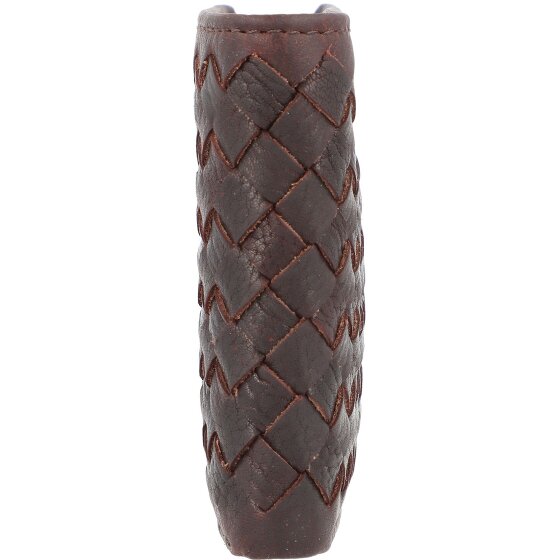 bugatti Cartera de piel tejida 11 cm