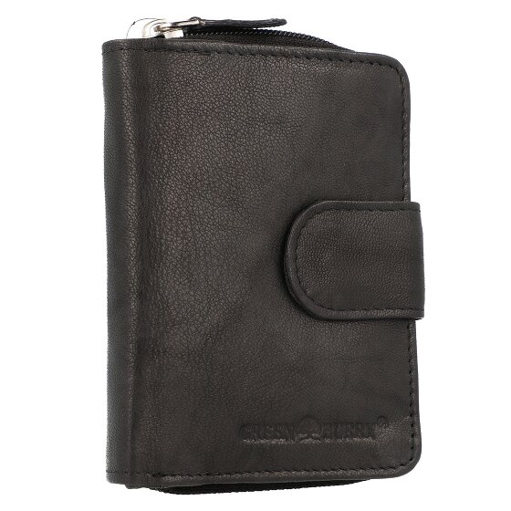 Greenburry Billetera básica de cuero RFID 9 cm